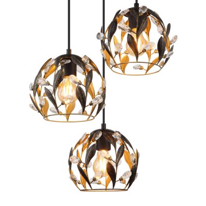 Globo - Lestenec na vrvici 3xE27/40W/230V pr. 41 cm