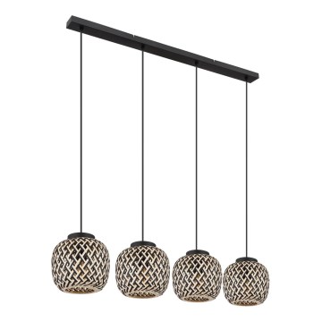 Globo 15766-4H - Lestenec na vrvici COLLY 4xE27/15W/230V