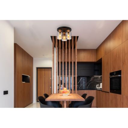 Globo - Nadometni lestenec 3xE27/25W/230V premer 30 cm