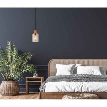 Globo - Lestenec na žici 1xE27/25W/230V Ø 12 cm