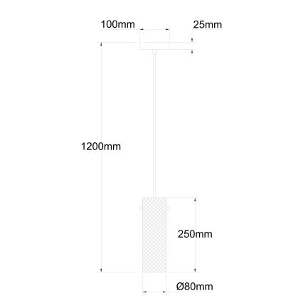 Globo - Lestenec na vrvici 1xE14/40W/230V