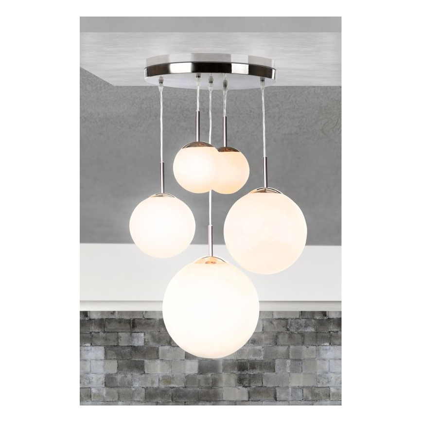 GLOBO 1581-5 - stropna svetilka BALLA 5xE27/60W