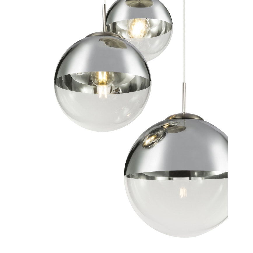 Globo - Lestenec na vrvici 3xE27/40W/230V pr. 51 cm