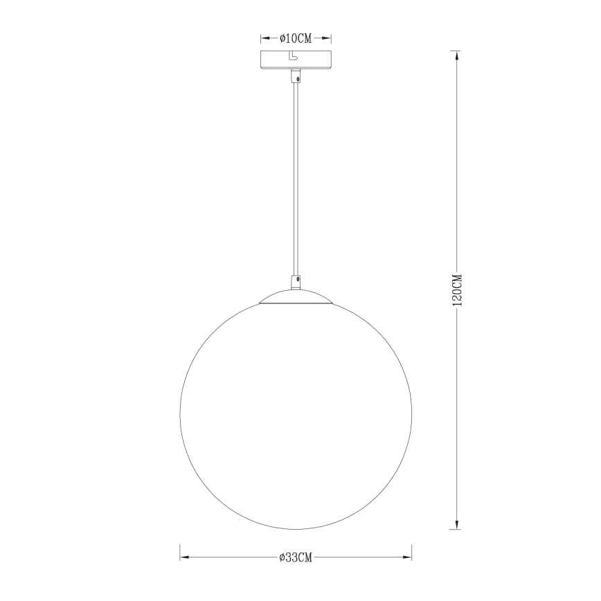 Globo - Lestenec na vrvici 1xE27/40W/230V