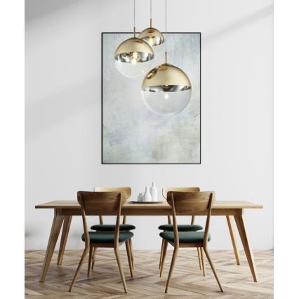 Globo - Lestenec na vrvici 3xE27/40W/230V pr. 51 cm