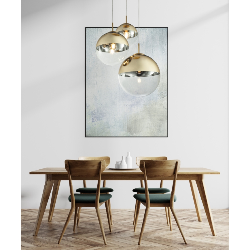 Globo - Lestenec na vrvici 3xE27/40W/230V pr. 51 cm