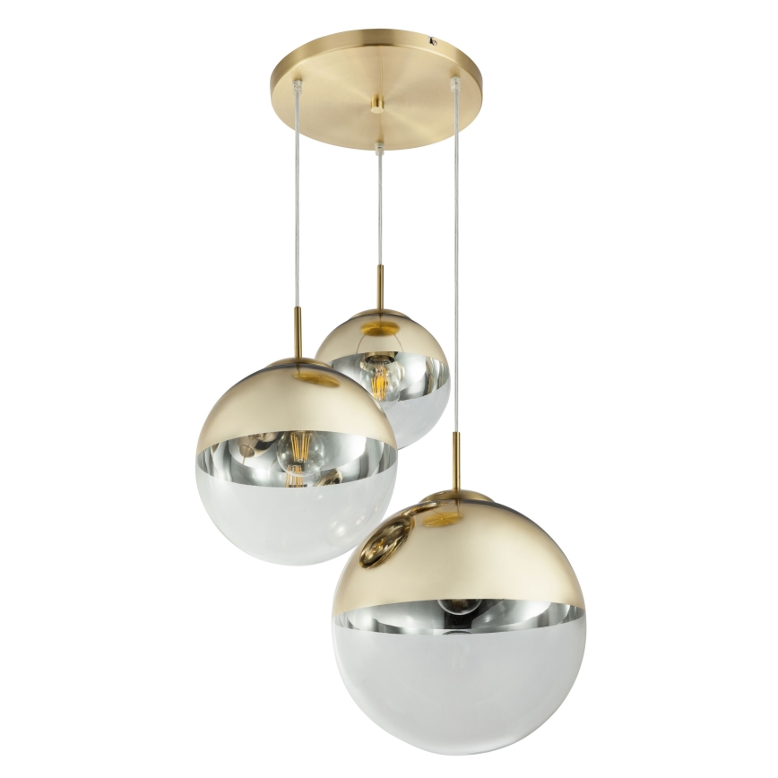 Globo - Lestenec na vrvici 3xE27/40W/230V pr. 51 cm