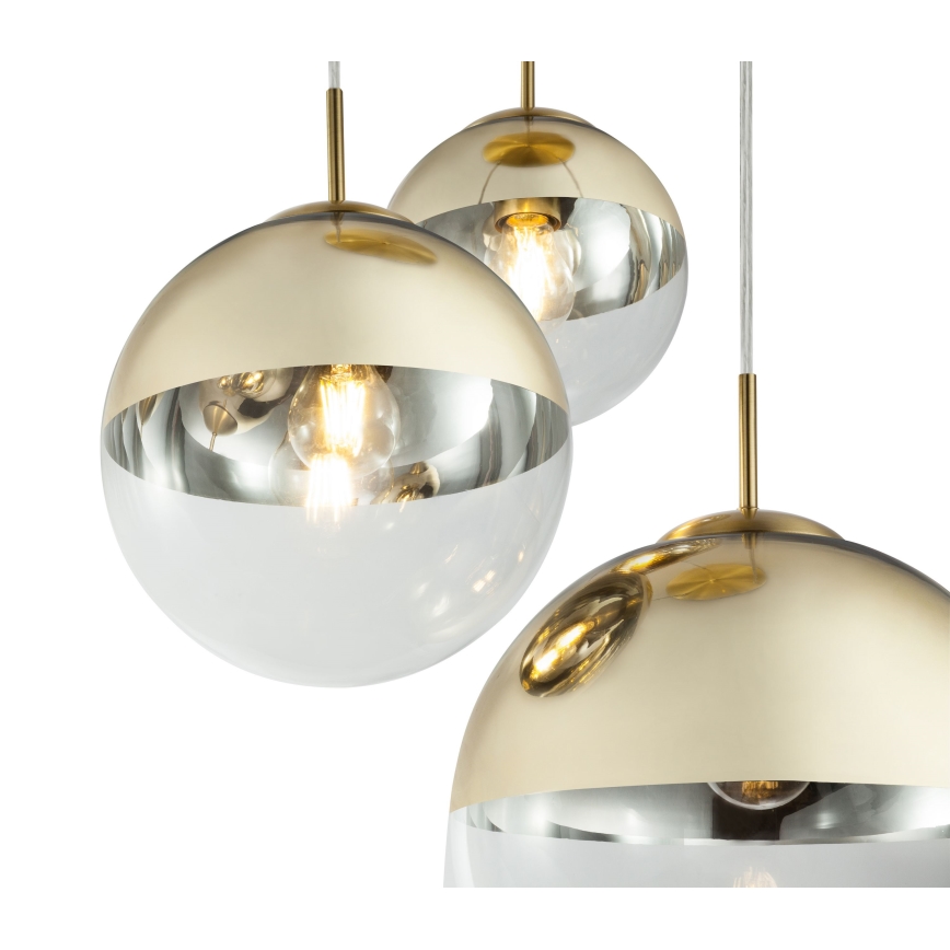 Globo - Lestenec na vrvici 3xE27/40W/230V pr. 51 cm