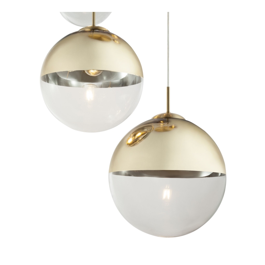 Globo - Lestenec na vrvici 5xE27/40W/230V pr. 65 cm