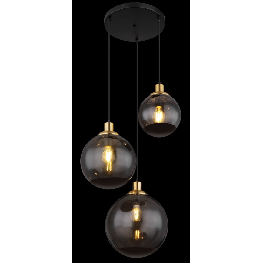 Globo - Lestenec na vrvici 3xE27/40W/230V