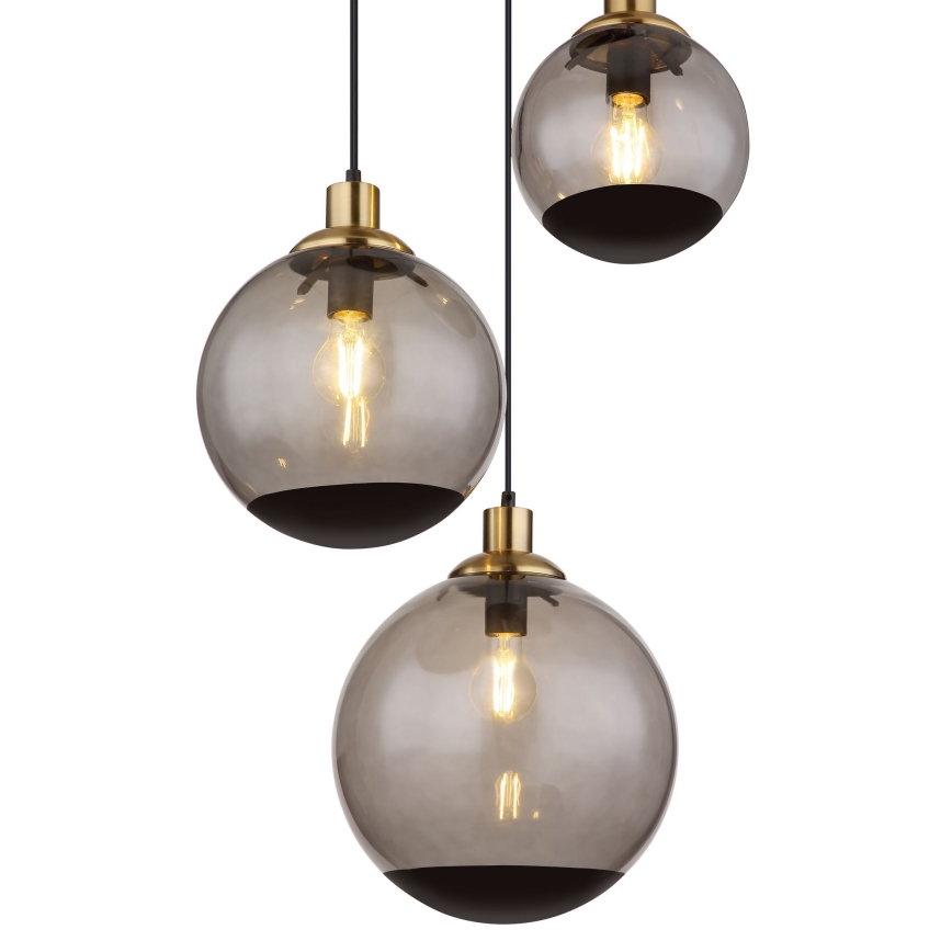 Globo - Lestenec na vrvici 3xE27/40W/230V