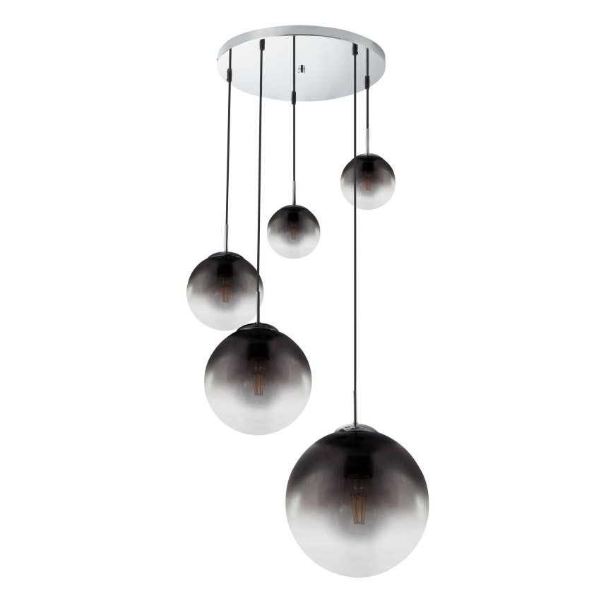 Globo - Lestenec na vrvici 5xE27/40W/230V pr. 65 cm