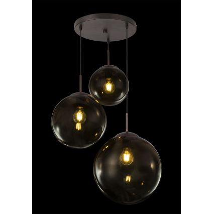Globo - Lestenec na vrvici 3xE27/40W/230V pr. 51 cm