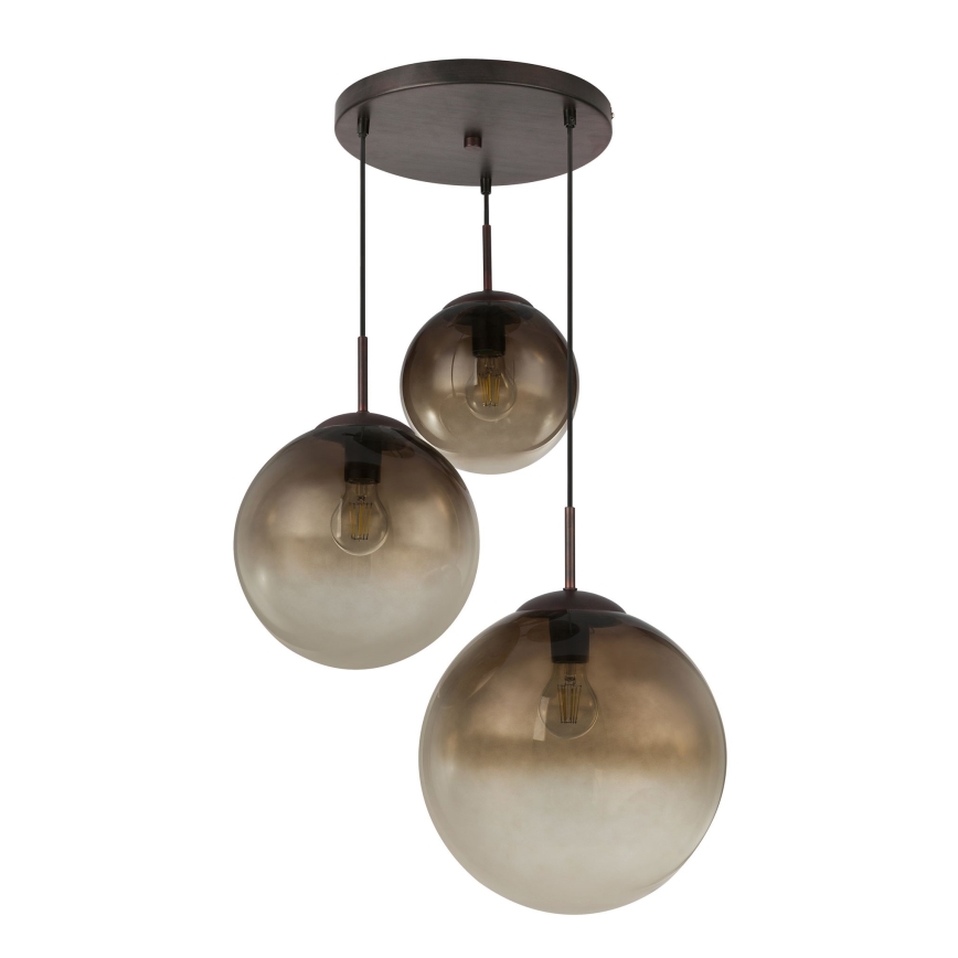 Globo - Lestenec na vrvici 3xE27/40W/230V pr. 51 cm