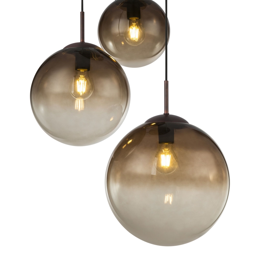 Globo - Lestenec na vrvici 3xE27/40W/230V pr. 51 cm