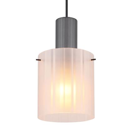 Globo - Lestenec na vrvici 1xE27/40W/230V pr. 18 cm bela