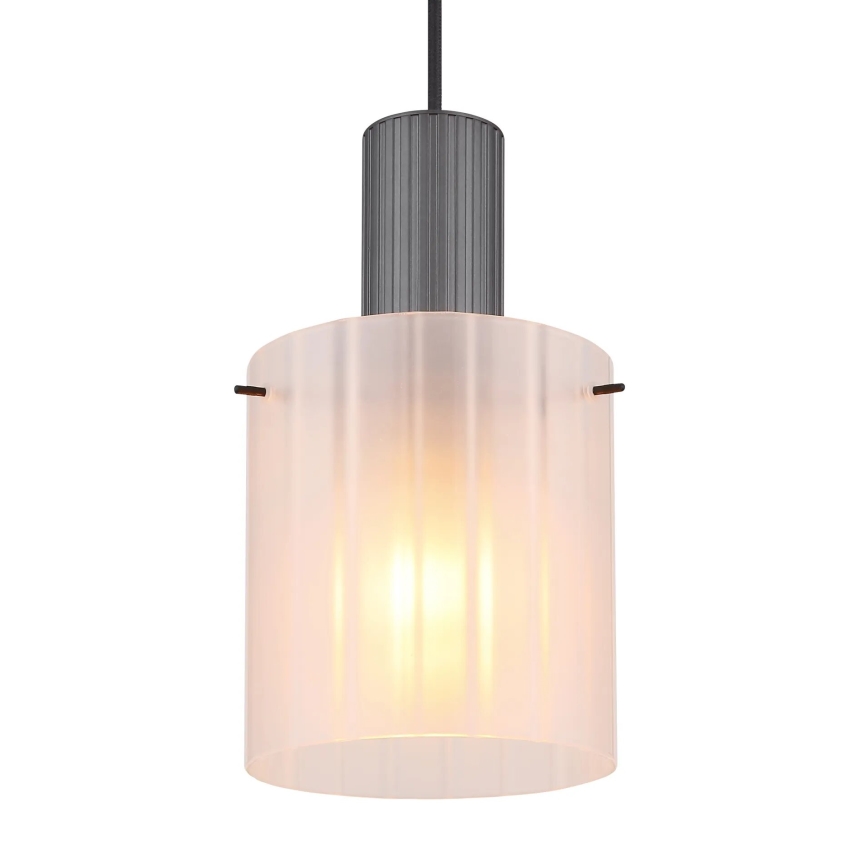 Globo - Lestenec na vrvici 1xE27/40W/230V pr. 18 cm bela