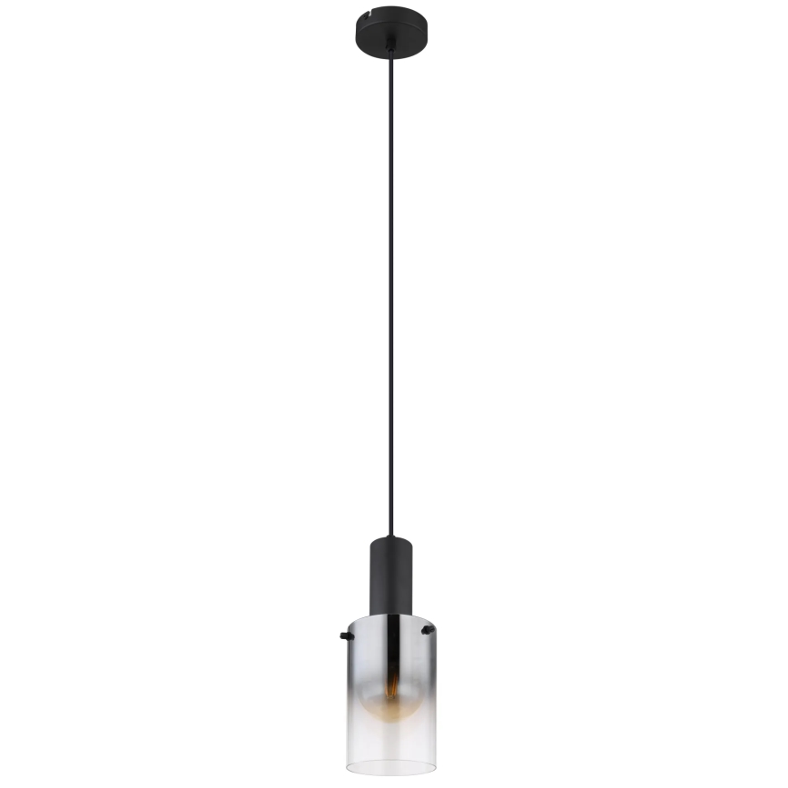 Globo - Lestenec na vrvici 1xE27/40W/230V pr. 12,5 cm črna