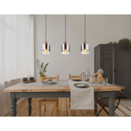 Globo - Lestenec na kablu 3xE27/60W/230V