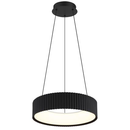 Globo - LED lestenec na kablu LED/45W/230V 2700/4000/6000K, premer 46 cm, črna