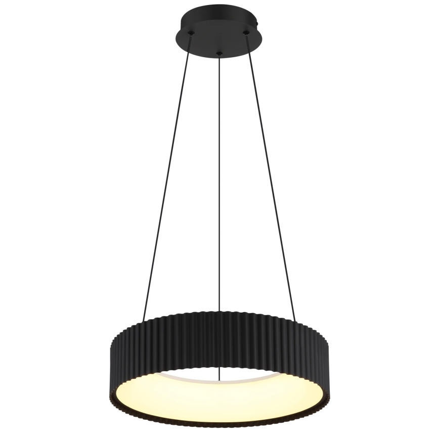 Globo - LED lestenec na kablu LED/45W/230V 2700/4000/6000K, premer 46 cm, črna