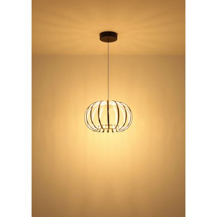 Globo - LED lestenec na lanku z možnostjo zatemnitve LED/40W/230V 3000K črna