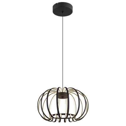 Globo - LED lestenec na lanku z možnostjo zatemnitve LED/40W/230V 3000K črna