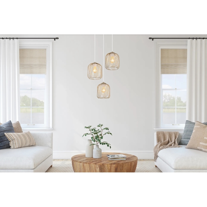 Globo - Lestenec na tankem kablu 3xE27/40W/230V