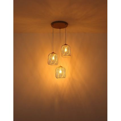 Globo - Lestenec na tankem kablu 3xE27/40W/230V