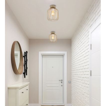 Globo - Stropna svetilka 1xE27/40W/230V premer 18 cm bežna/bela