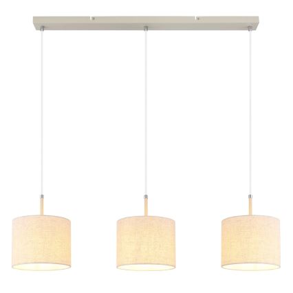 Globo - Viseči lestenec na vrvici 3xE27/40W/230V