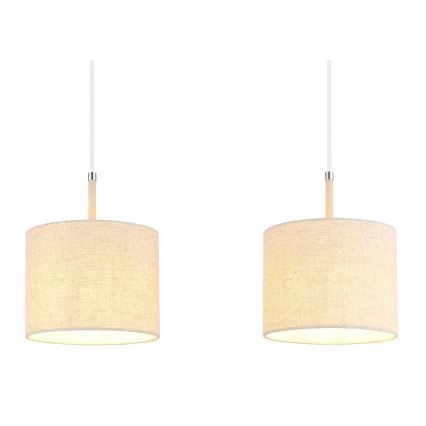 Globo - Viseči lestenec na vrvici 3xE27/40W/230V