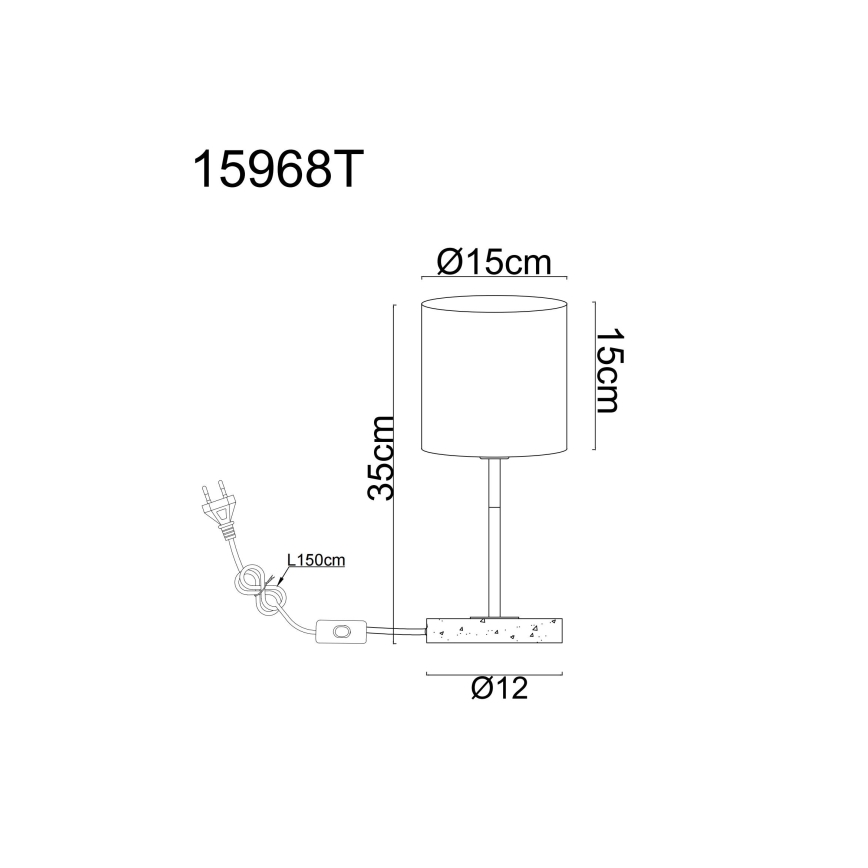 Globo - Namizna svetilka 1xE14/40W/230V