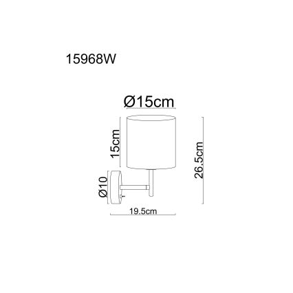 Globo - stenska svetilka 1xE14/40W/230V
