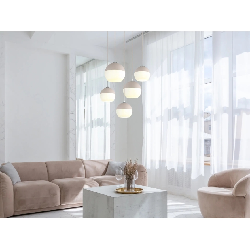 Globo - Lestenec na kablu 5xE27/60W/230V