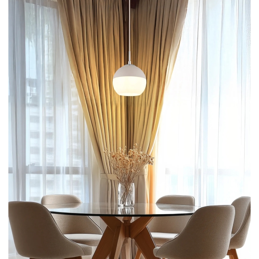 Globo - Viseči lestenec na kablu 1xE27/60W/230V, premer 20 cm