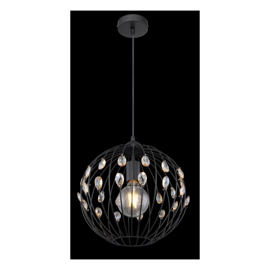 Globo - Viseča svetilka na vrvici 1x E27/60W/230V, Ø 30 cm