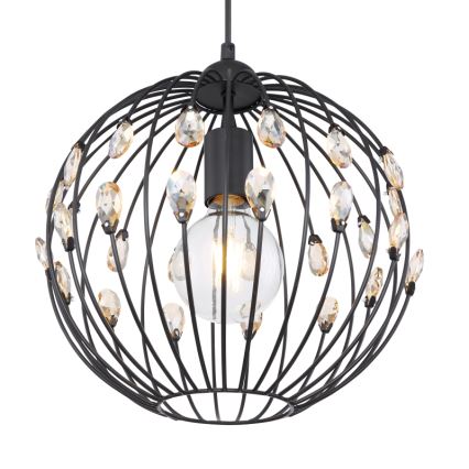 Globo - Viseča svetilka na vrvici 1x E27/60W/230V, Ø 30 cm