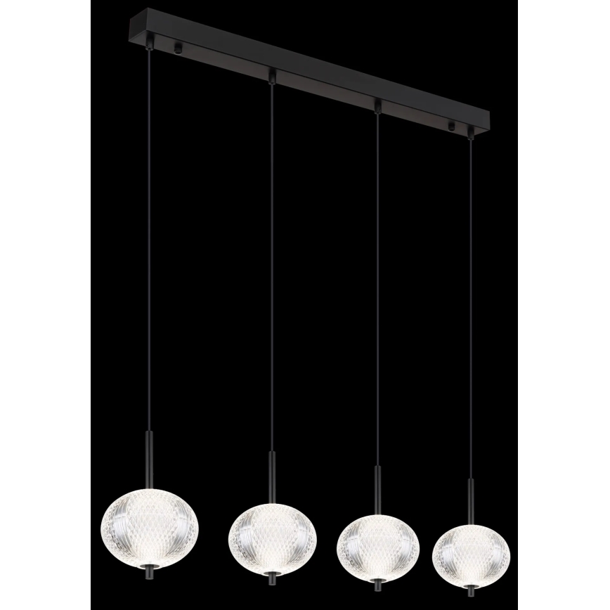 Globo - LED Lestenec na vrvici 4xLED/5,75W/230V 3000/4500/6500K