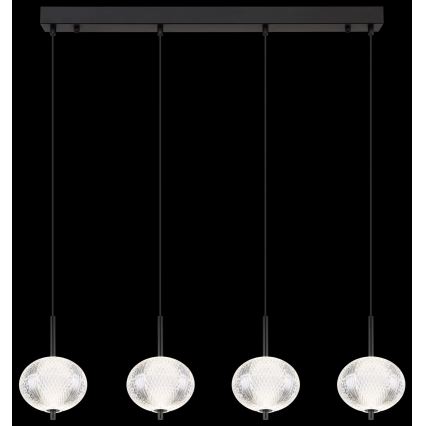 Globo - LED Lestenec na vrvici 4xLED/5,75W/230V 3000/4500/6500K