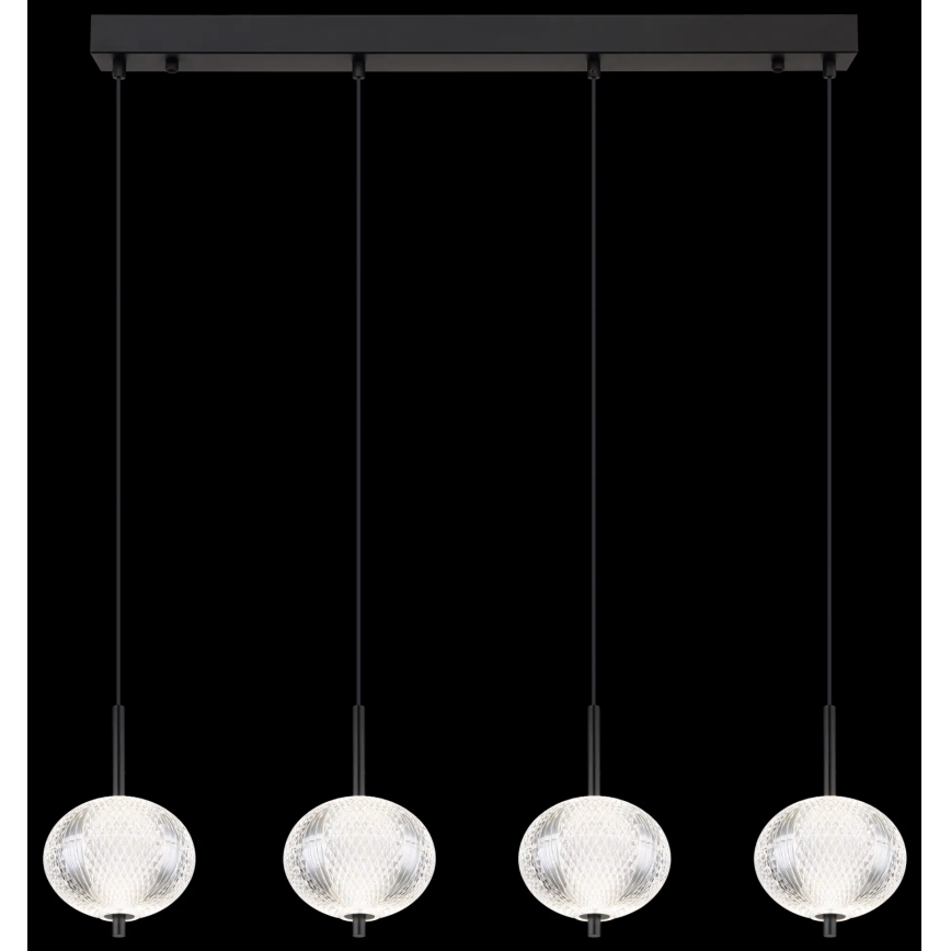 Globo - LED Lestenec na vrvici 4xLED/5,75W/230V 3000/4500/6500K