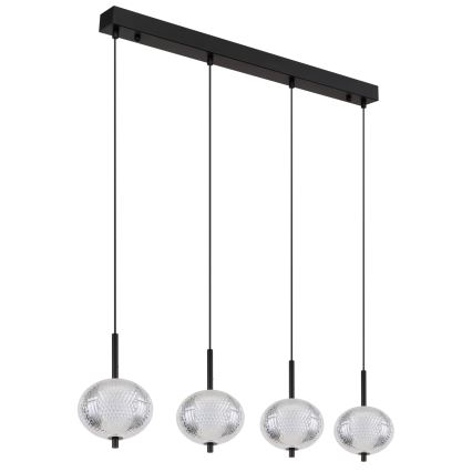 Globo - LED Lestenec na vrvici 4xLED/5,75W/230V 3000/4500/6500K