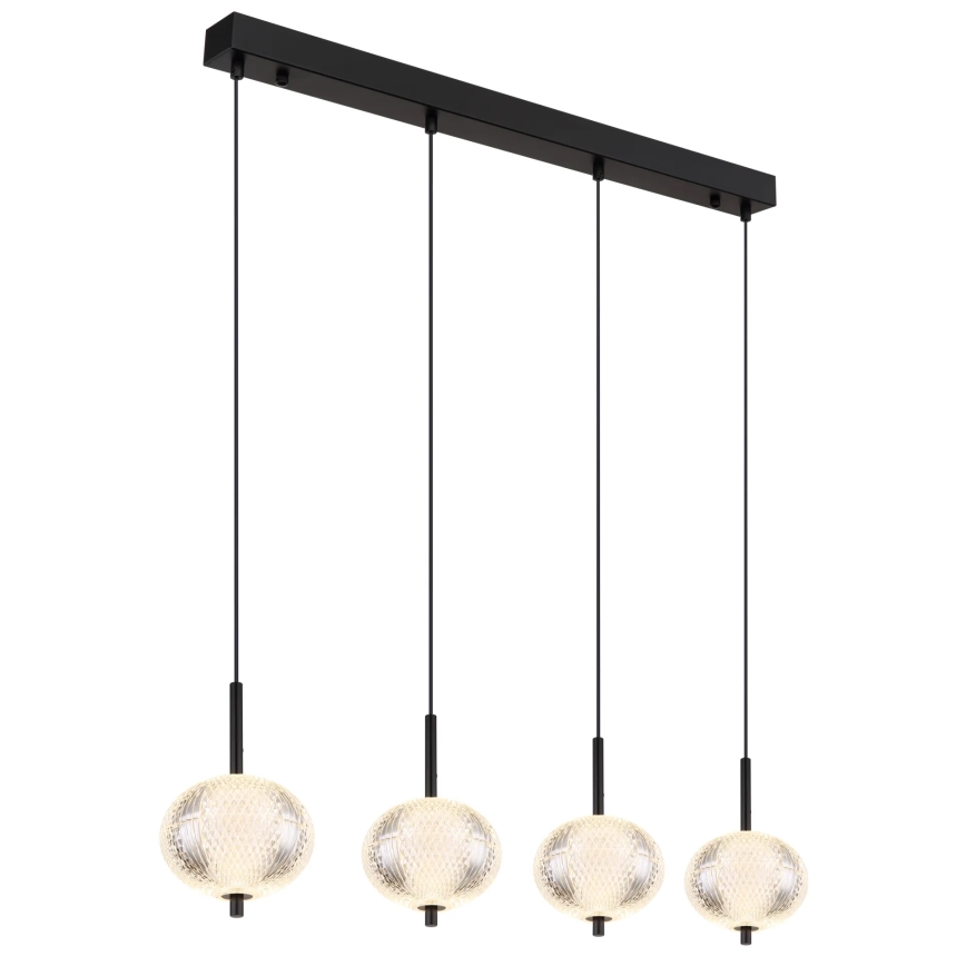 Globo - LED Lestenec na vrvici 4xLED/5,75W/230V 3000/4500/6500K