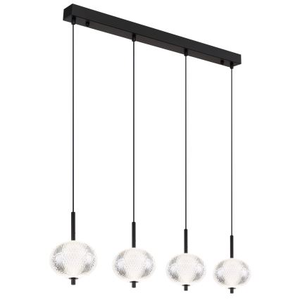 Globo - LED Lestenec na vrvici 4xLED/5,75W/230V 3000/4500/6500K