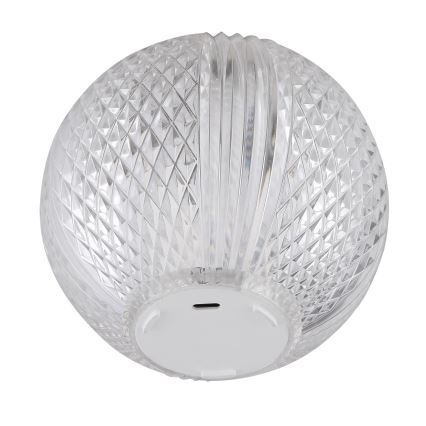 Globo - LED Zatemnitvena namizna svetilka na dotik LED/2W/5V 1200 mAh USB prozorna
