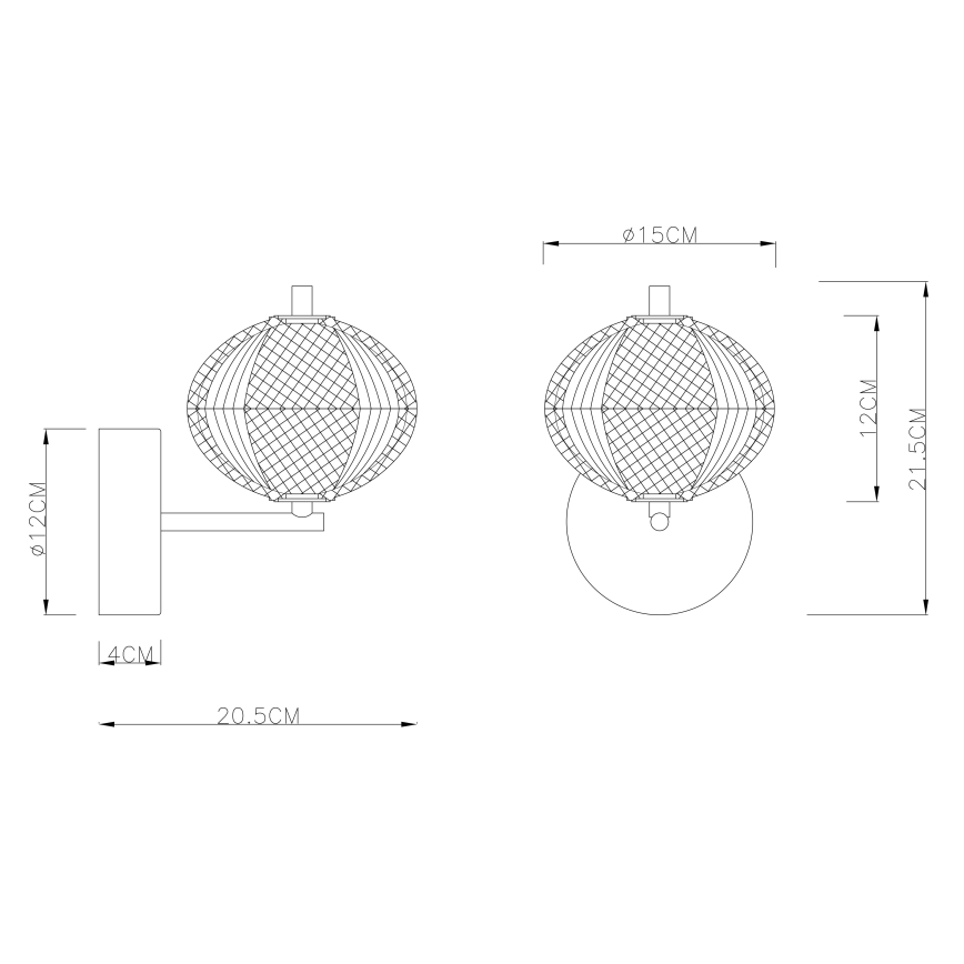 Globo - LED Stenska svetilka LED/7W/230V 3000/4500/6500K