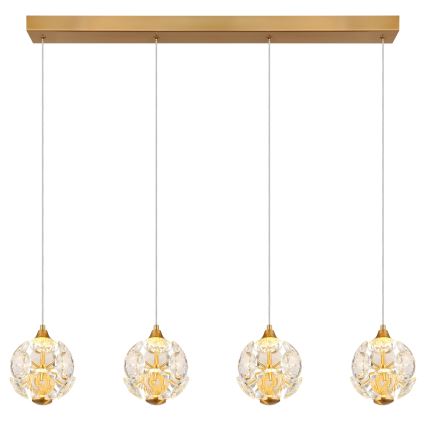 Globo - LED lestenec na žici LED/32W/230V 3000K v zlati barvi