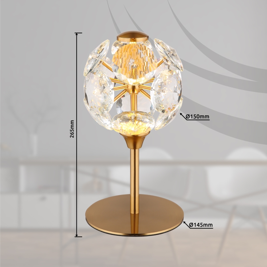 Globo - LED namizna svetilka LED/8W/230V 3000K zlata