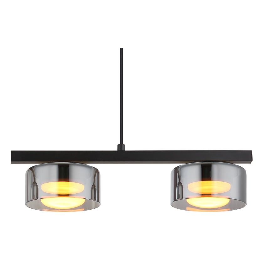 Globo - LED Lestenec na vrvici 3xGX53/6W/230V dimna/črna