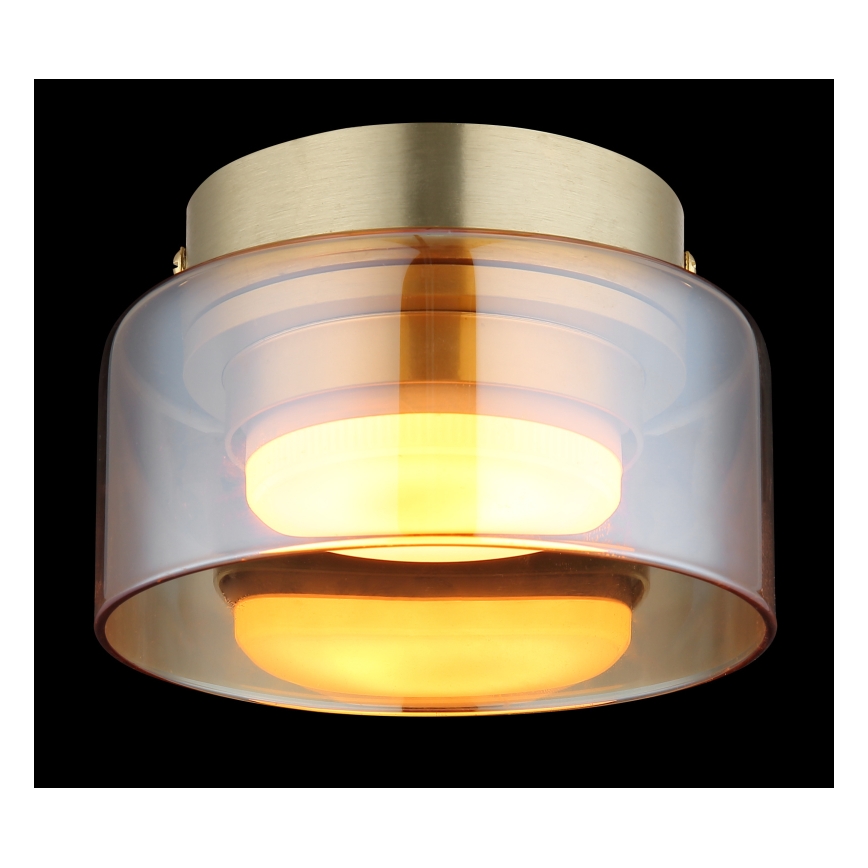 Globo - LED Stropna svetilka 1xGX53/6W/230V pr. 13 cm dimna/rjava